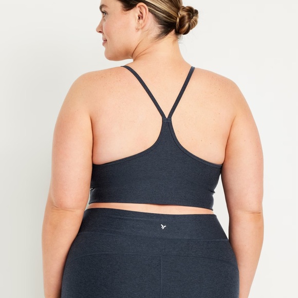 NWT OLD NAVY Light Support Cloud+ Sports Bra Color: Dusk Navy - Picture 8 of 10